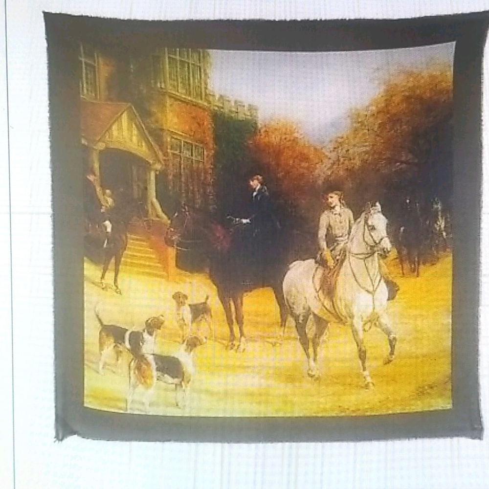 🐎NWT Patricia Nash Country Ride Square Scarf